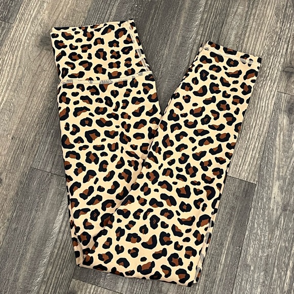 Fabletics Powerhold Cheetah Print Leggings - Picture 2 of 8